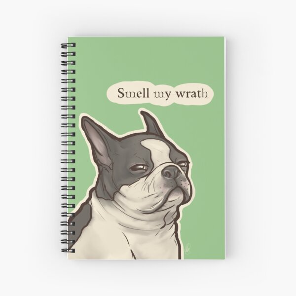 Boston Terrible Spiral Notebook