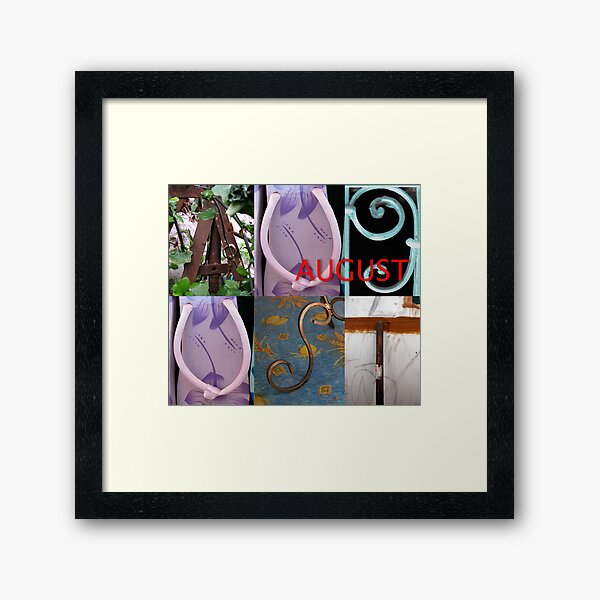 August Framed Art Print