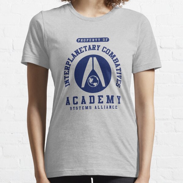 Interplanetary Combatives Academy | Mass Effect | Navy Essential T-Shirt