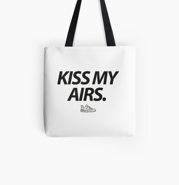 kiss my airs tote bag