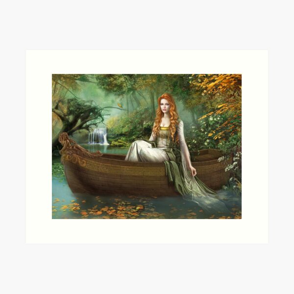 Lady of the Rhine Art Print