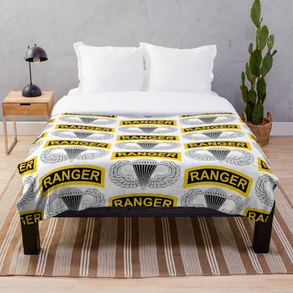 Airborne Ranger Throw Blankets Redbubble