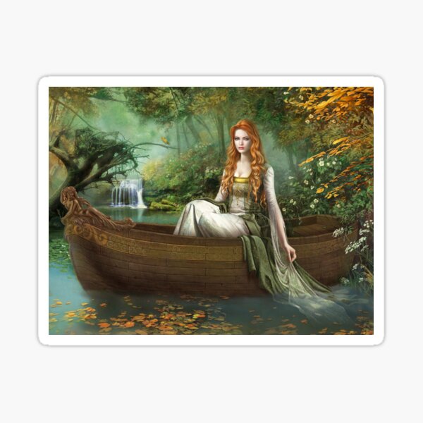 Lady of the Rhine Sticker