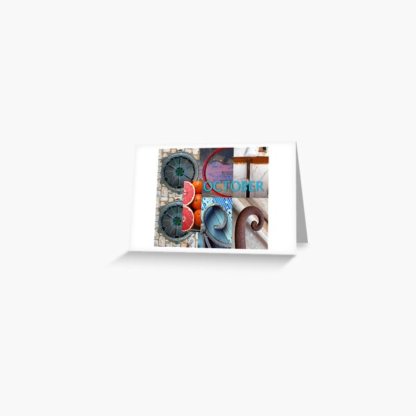 October Greeting Card