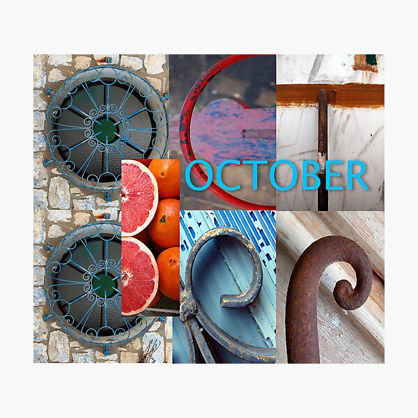 October Photographic Print