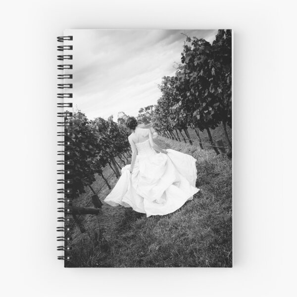 Item preview, A bride making her way down through a vineyard designed and sold by John Englezos.