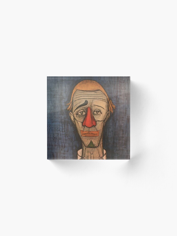 Tete De Clown Bernard buffet | Acrylic Block