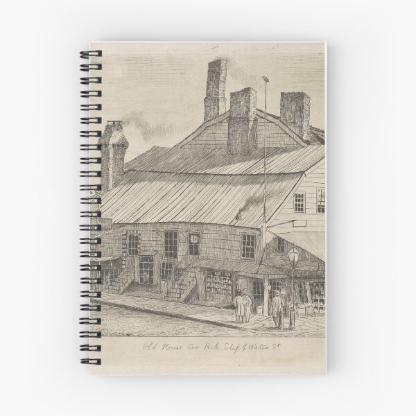 Item preview, Old House, Corner of Peck Slip and Water Street (from Scenes of Old New York) designed and sold by guagamela617.
