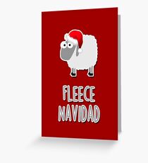 Tarjeta de felicitación Fleece Navidad