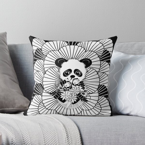 Xiang Xiang Giant Baby Panda Throw Pillow