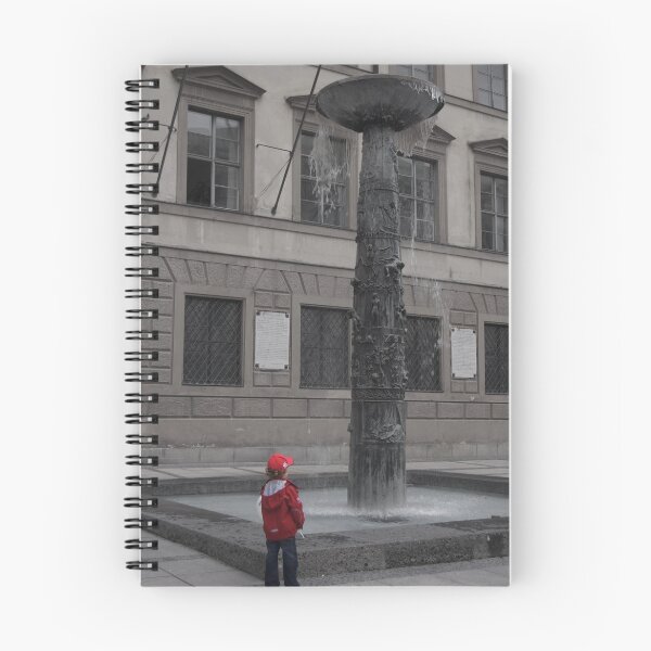 Item preview, Boy and the water fountain, Marienplatz, Munich designed and sold by MikeyLee.