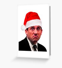 Prison Mike Christmas Santa Claus Greeting Card