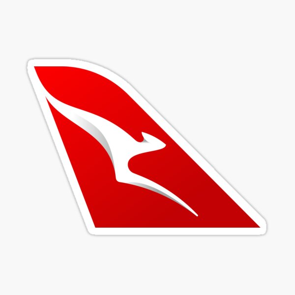 Qantas airlines logo Sticker
