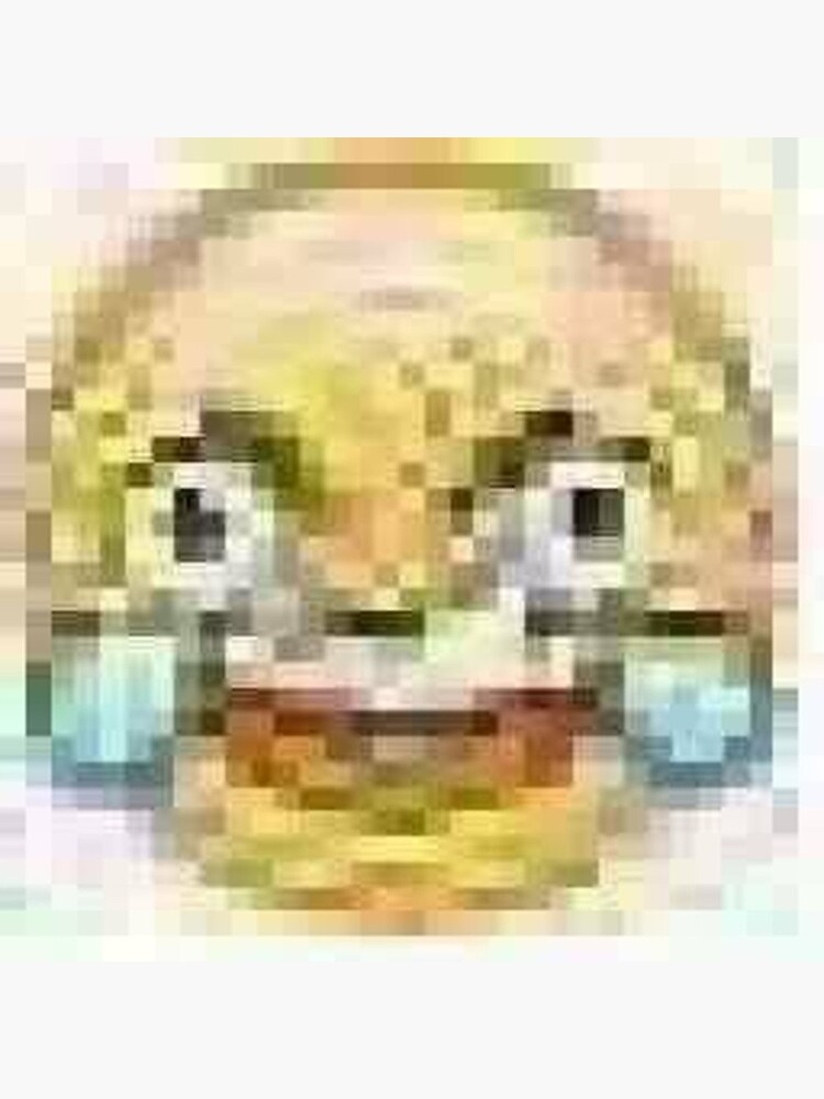 "Deep Fried Open Eye Joy Emoji" Art Print for Sale by JovianSlim Redbubble