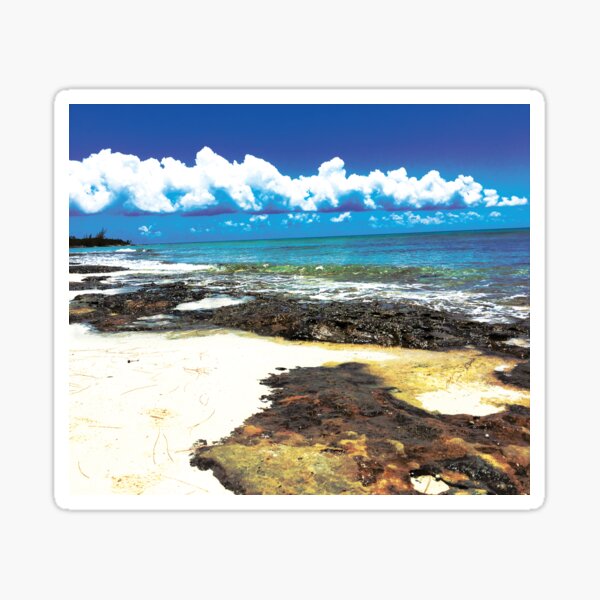 Beach Day in the Bahamas by Jerald Simon (Music Motivation - musicmotivation.com) Sticker