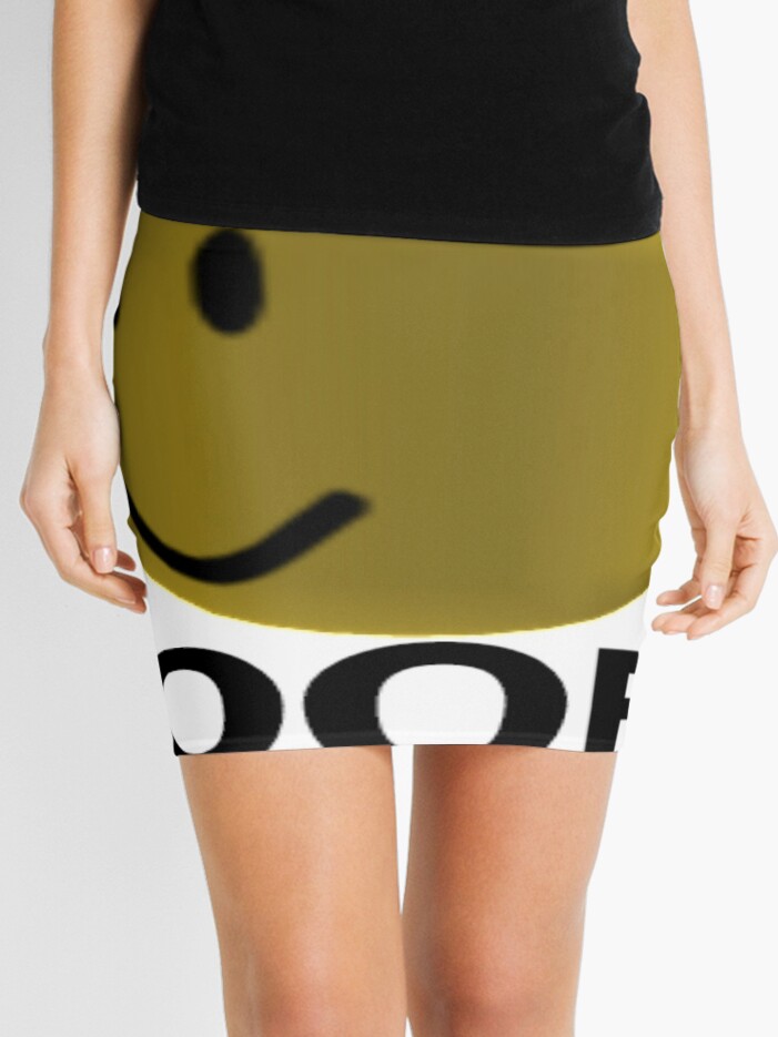 Roblox Death Sound Mini Skirt By Colonelsanders Redbubble - roblox yellow skirt