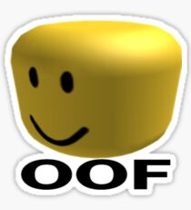 Roblox Comedy Stickers Redbubble - oof holy video roblox death sound clip roblox death sound