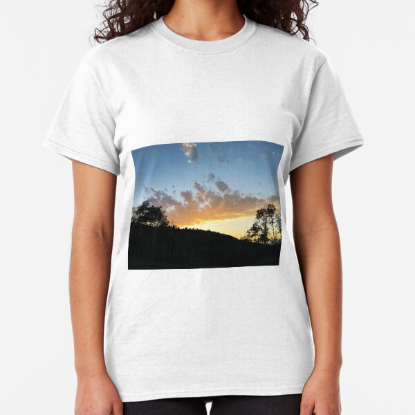 Forest Sunset by Jerald Simon (Music Motivation) Classic T-Shirt