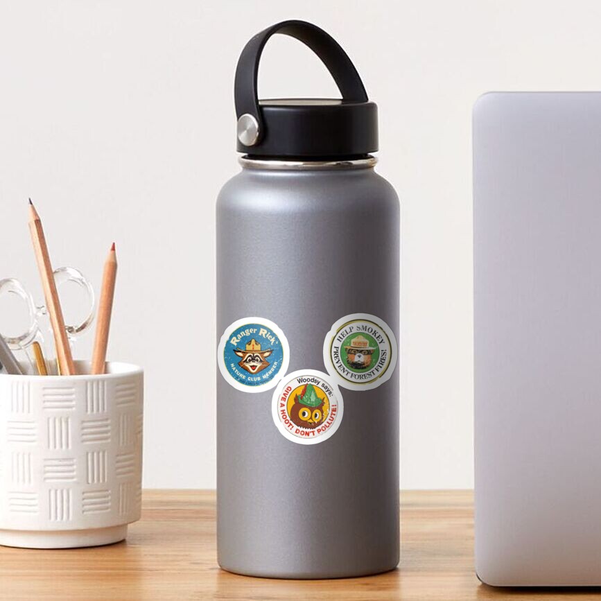 Woodsy Smokey sticker pack Sticker