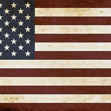 Artwork thumbnail, USA American Tattered Flag by OwnTheAvenue