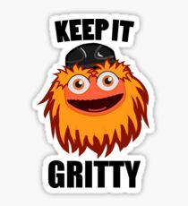 Keep It Gritty Hockey Mascot Sticker