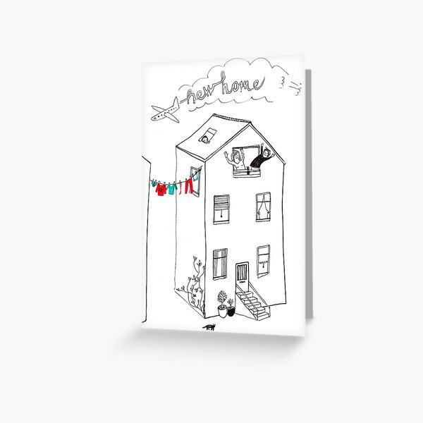 New home - moving house Greeting Card
