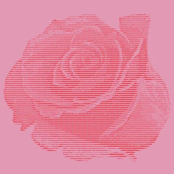 Artwork thumbnail, ASCII Rose by ConnerDavis