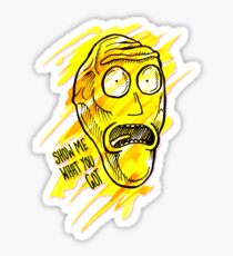 Cromulon from Rick and Morty™ 'Show Me What You Got' Quote Sticker