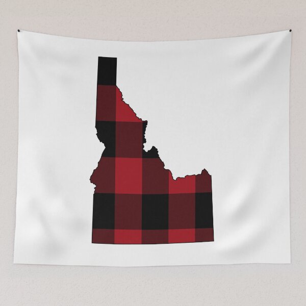 Item preview, Idaho in Red Plaid designed and sold by Sun Dog Montana.