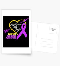 Support Alzheimers awareness Postcards