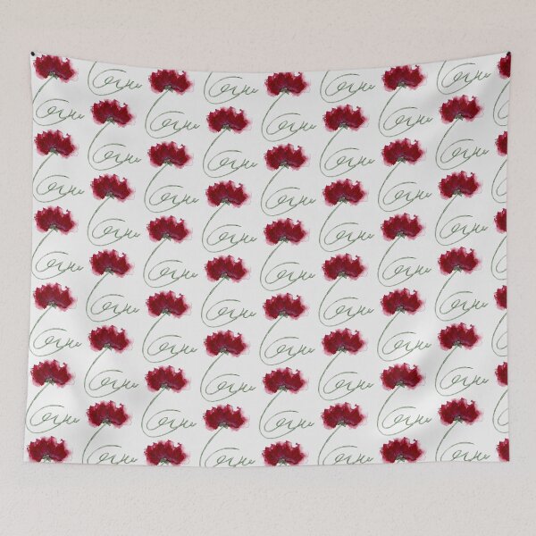 Item preview, WhimsiFlower en rojo designed and sold by BonnieWoodard.