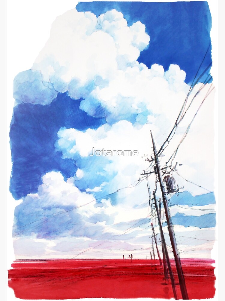 "Evangelion - Blood Sea" Poster for Sale by Jotarome | Redbubble