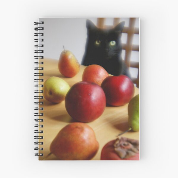 Item preview, Black Cat with Fruits designed and sold by Marianna Tankelevich.