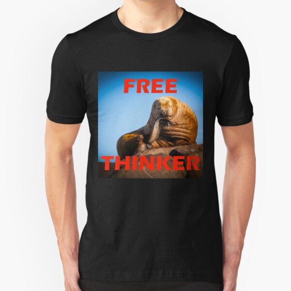 Free Thinker - Steller Sea Lion Slim Fit T-Shirt