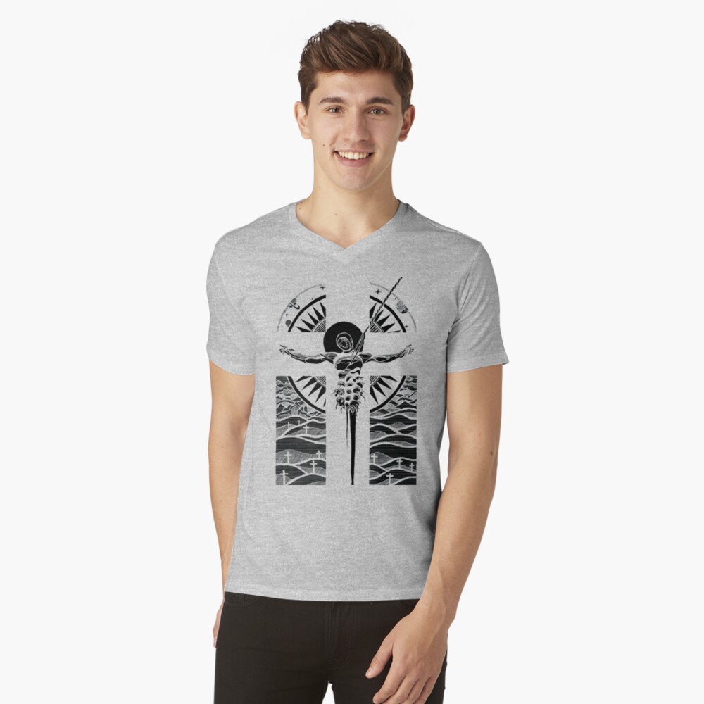 Item preview, V-Neck T-Shirt designed and sold by Jotarome.