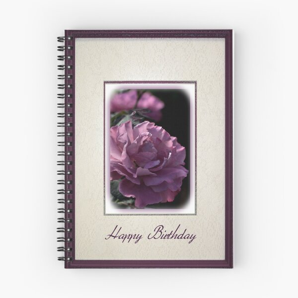 Item preview, Happy Birthday - Mauve Rose designed and sold by Joy Watson - Natural Light Photography .
