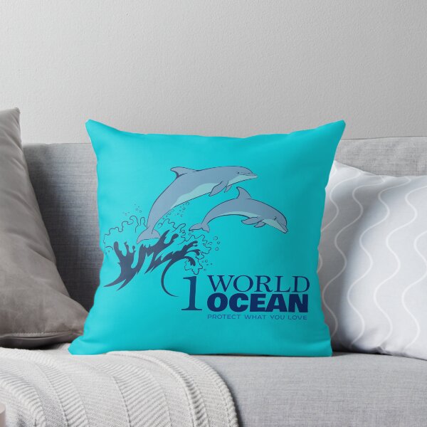 Item preview, 1 World Ocean - Dolphins designed and sold by Peppermint Narwhal.