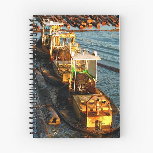Item preview, Tugboats on the Fraser River, Vancouver designed and sold by Maggie Woods.