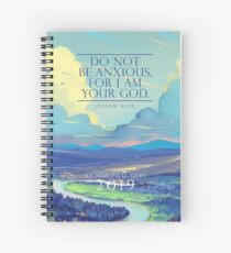 YEARTEXT 2019 (Pastel Sky) Spiral Notebook