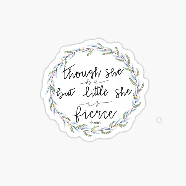 Item preview, Though she be but little she is fierce designed and sold by lexymarie331.