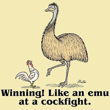 Winning! Like an emu at a cockfight. Mini Skirt for Sale by Jed