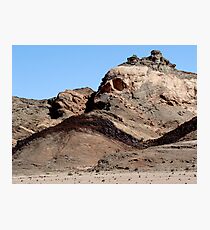 The skull of the rock man Photographic Print