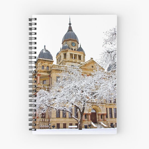 Artikelvorschau, Denton County Courthouse Snow Day entworfen und verkauft von Stacie Forest.