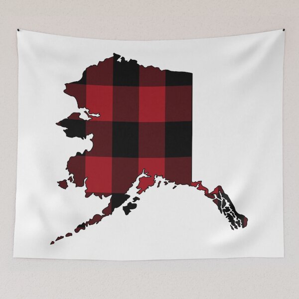 Item preview, Alaska Dressed in Red Plaid designed and sold by Sun Dog Montana.