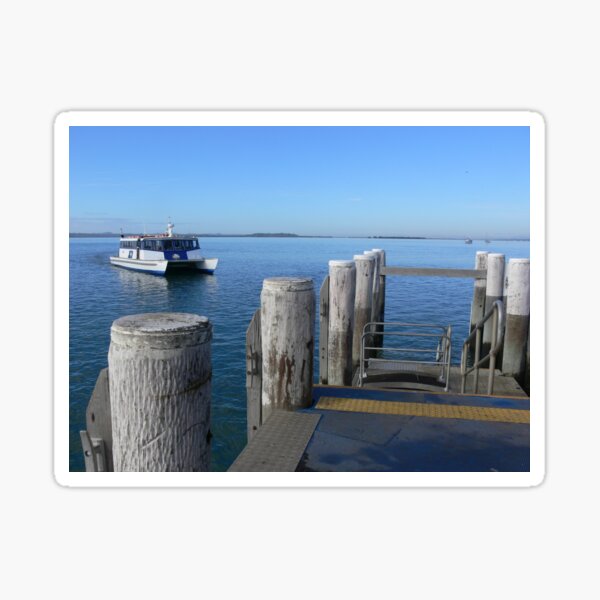 Ferry to Coochie Sticker