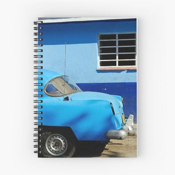 Item preview, Blue Dodge with punctured tyre, Callejon De Hamel, Havana, Cuba designed and sold by buttonpresser.