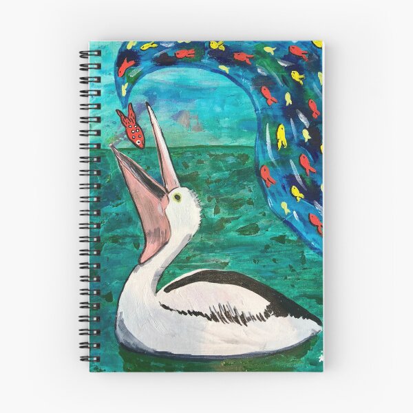 Item preview, Snacking Pelican  designed and sold by Anna Just Art.