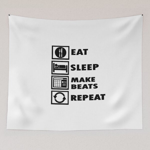 Item preview, Eat, Sleep, Make Beats, Repeat [B] designed and sold by ParkWood Lab.