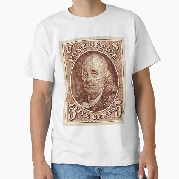 Artikel-Vorschau von Die erste US-Briefmarke zu Ehren von Benjamin Franklin, designt und verkauft von SLCutouts.