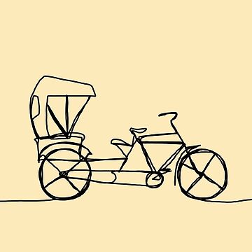 Artwork thumbnail, Indian Cycle Rickshaw by apudpir8